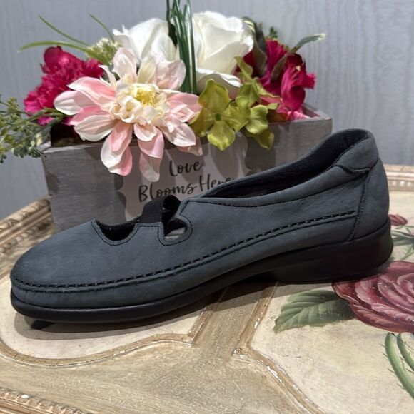 SAS Tripad Crissy Slip On Suede Leather Loafer Comfort Shoes Gray Sz 8 - Picture 6 of 14